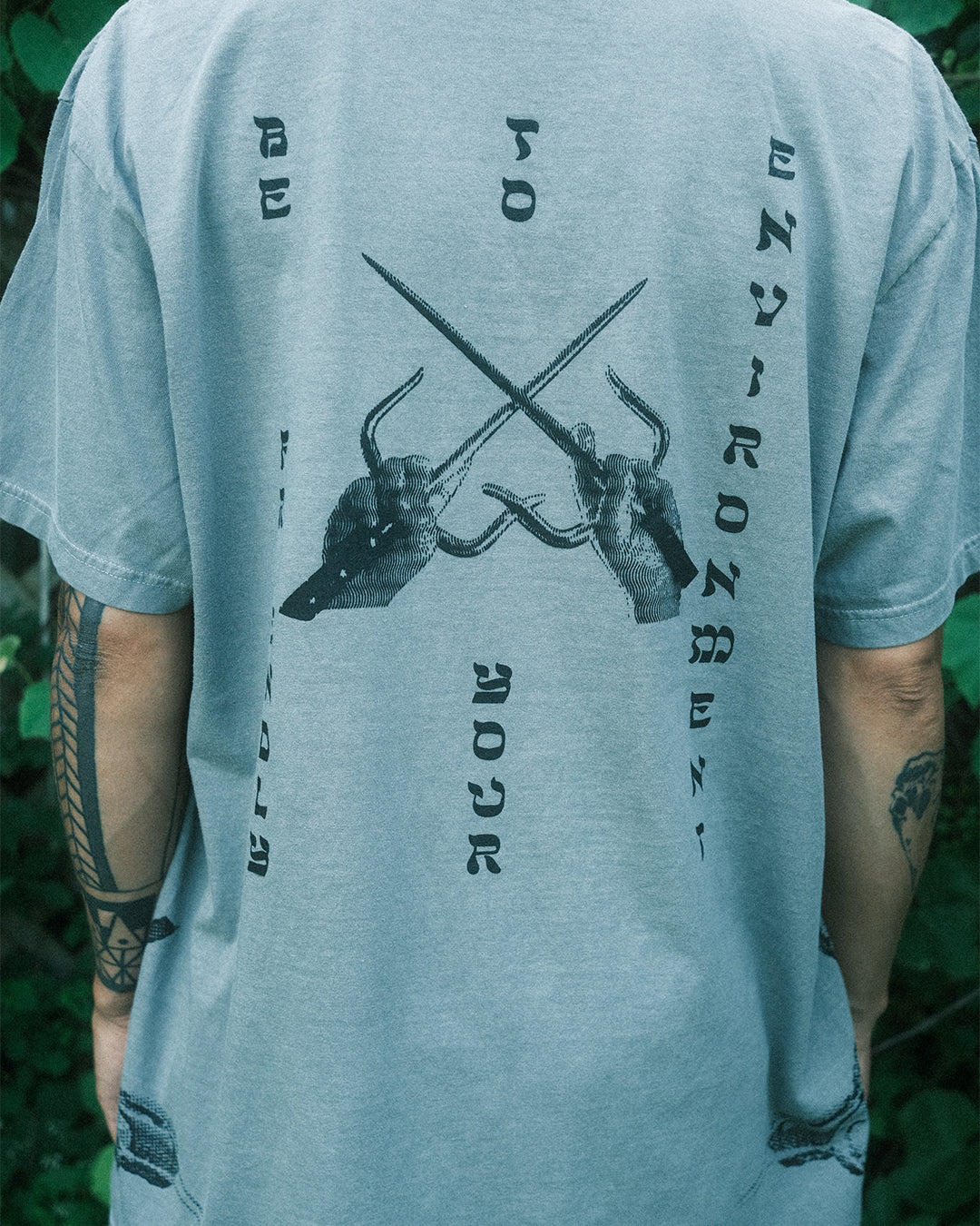 Mind Body Spirit on Gray