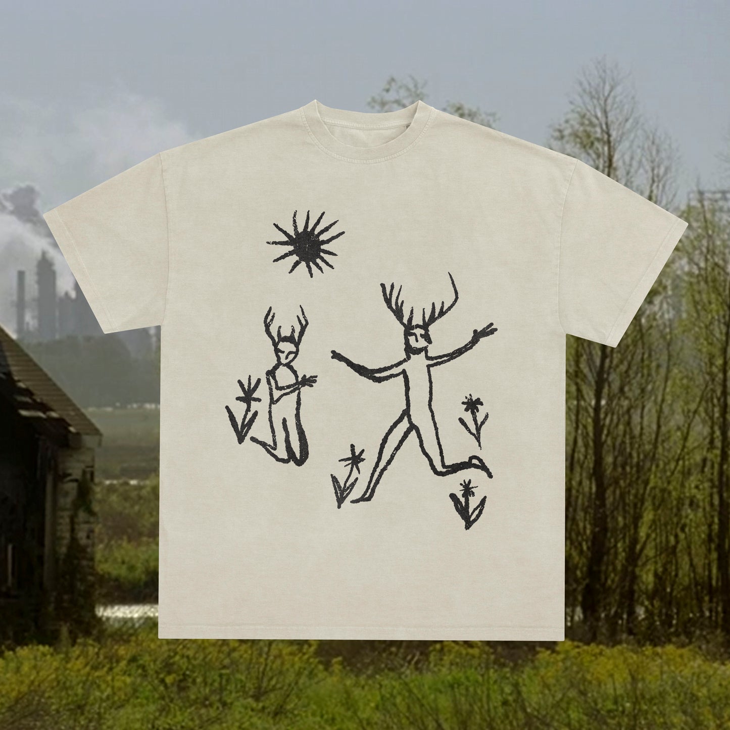 Dora Lange Shirt on Ivory