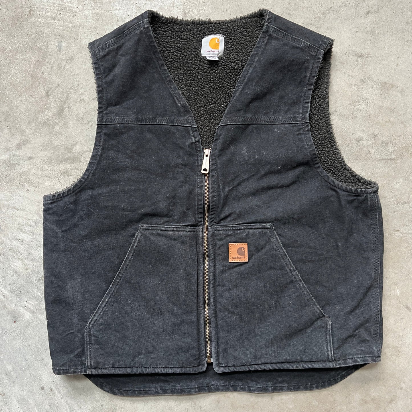 Formless Temple on Black Carhartt Vest
