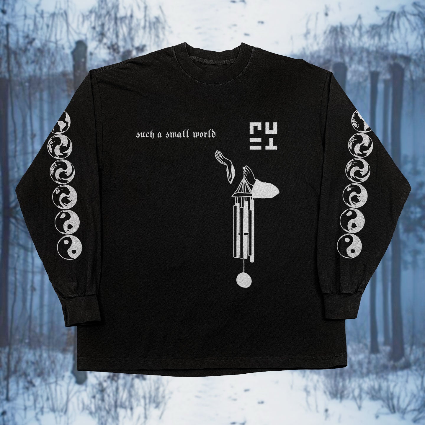 Such A Small World Long Sleeve on Black