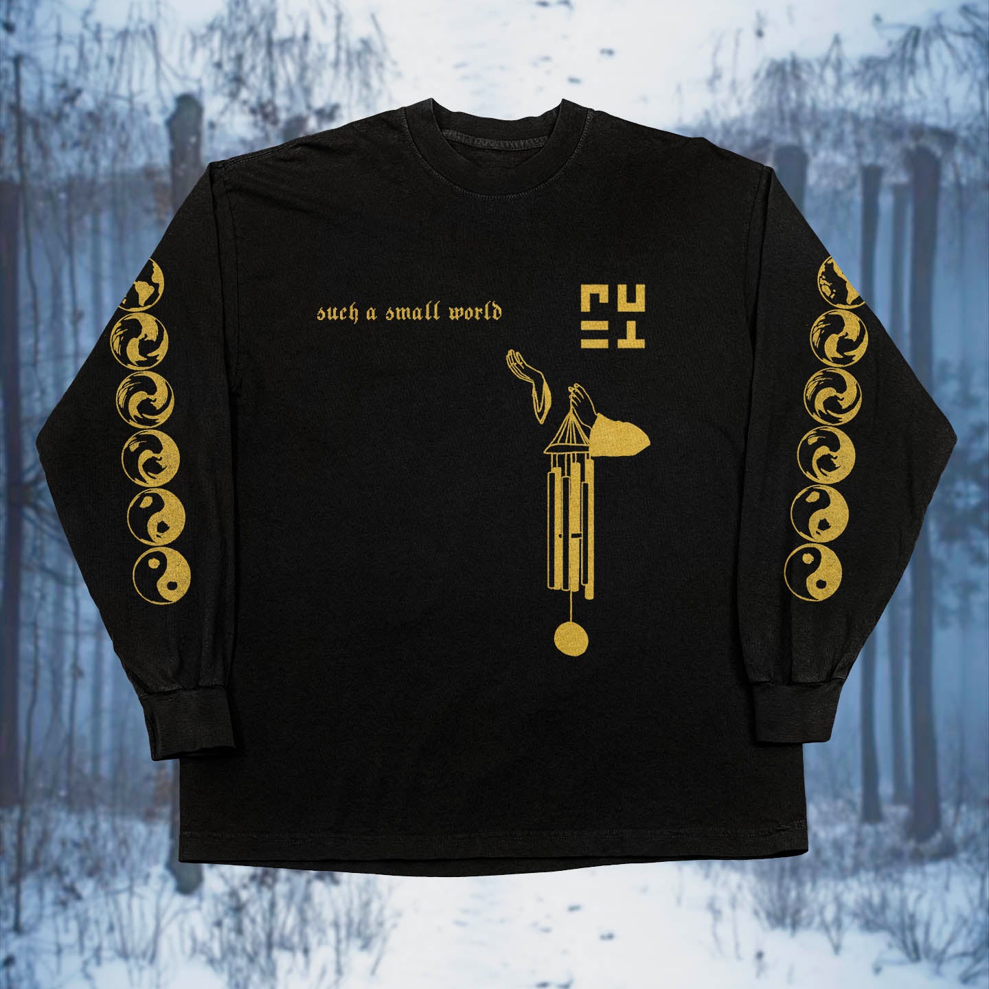Such A Small World Long Sleeve on Black or Red