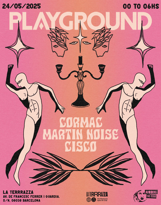Playground Records Cormac Flyer Design