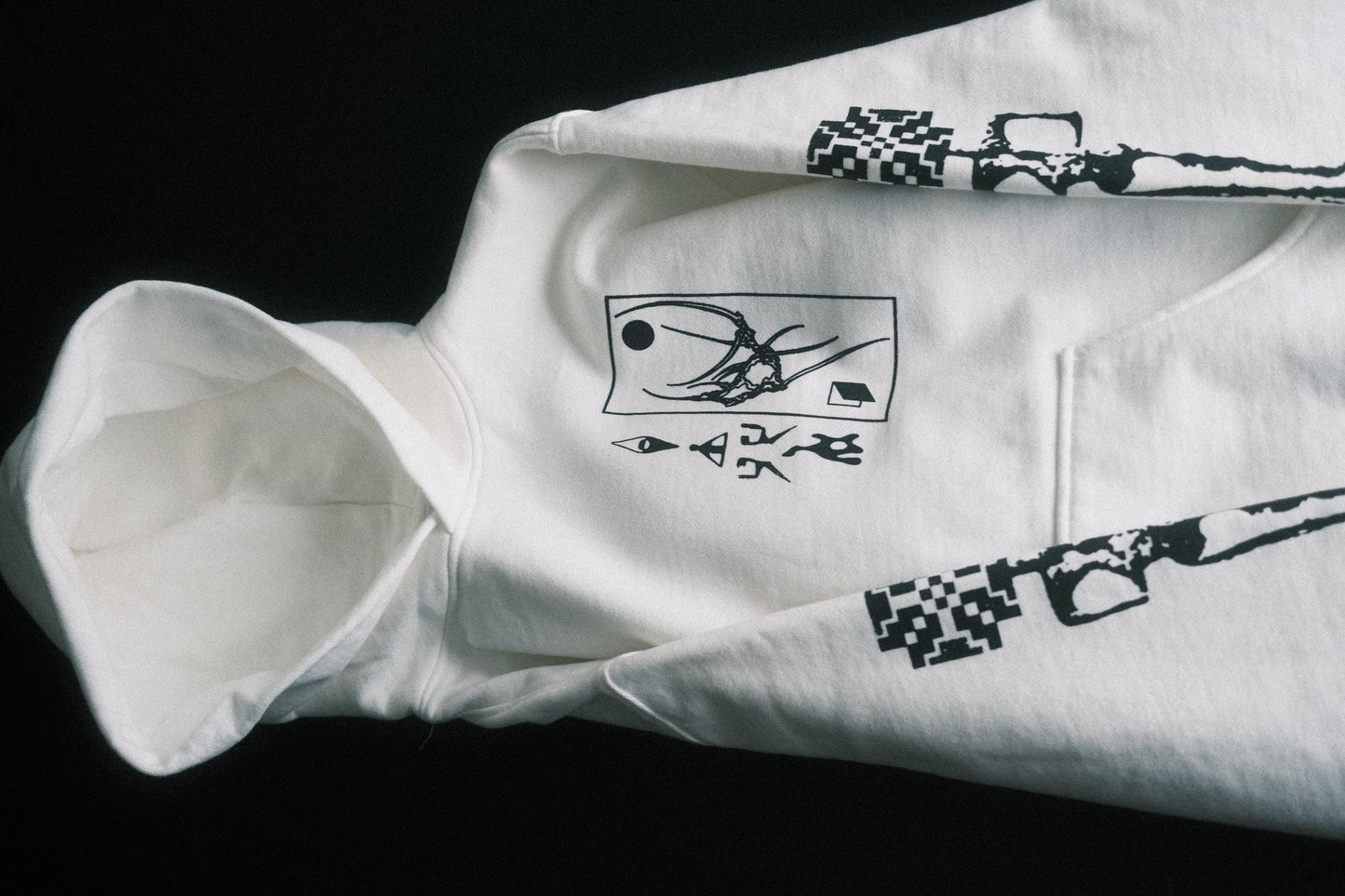 Prophecy on White Hoodie