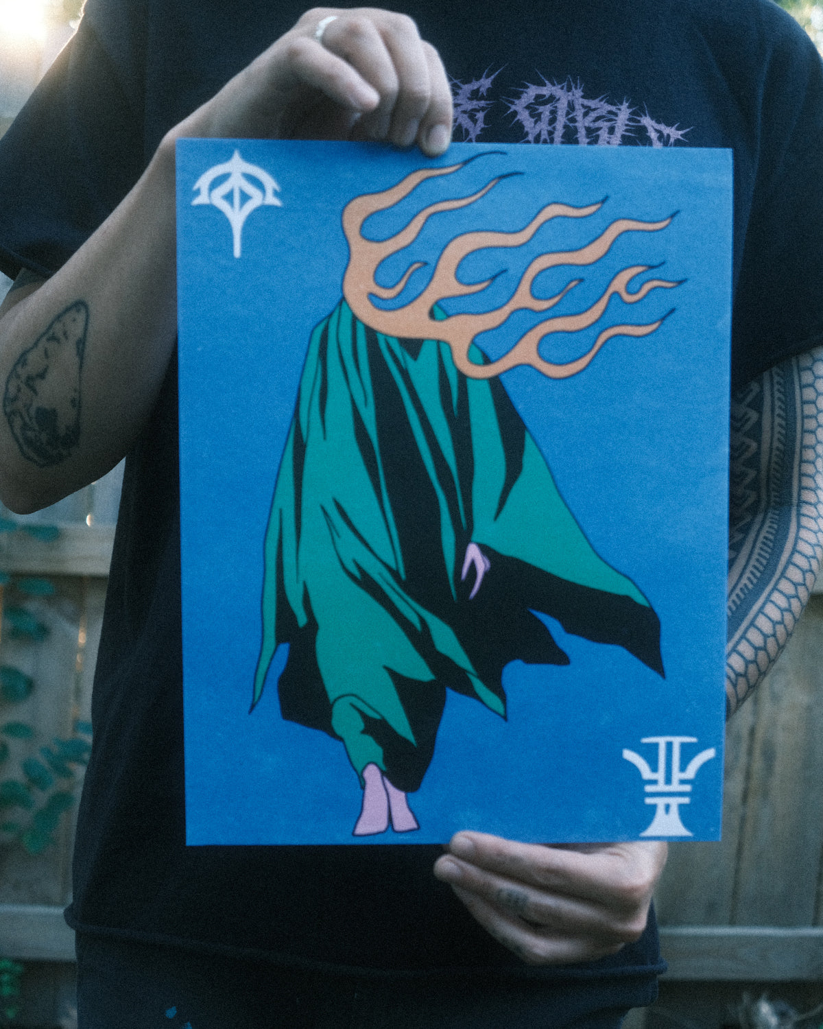 Head is a Flame Print