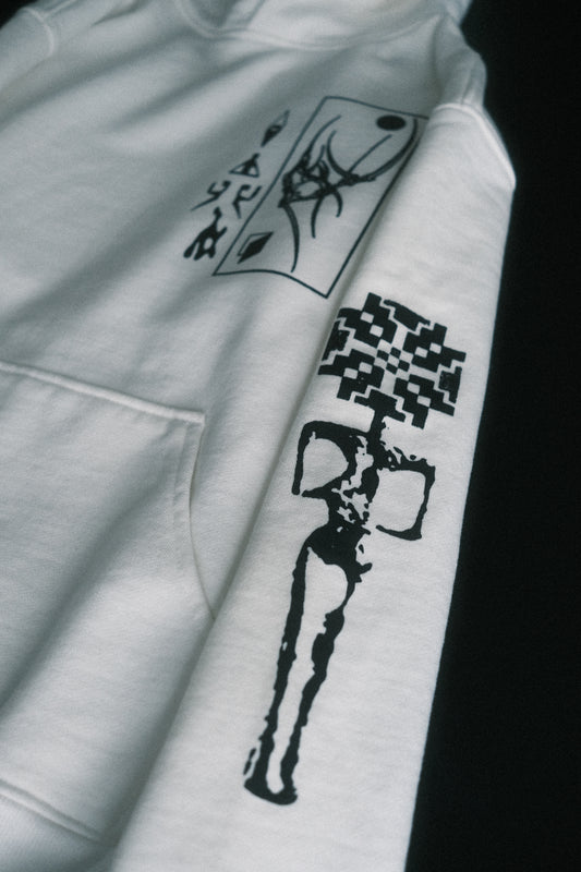 Prophecy on White Hoodie