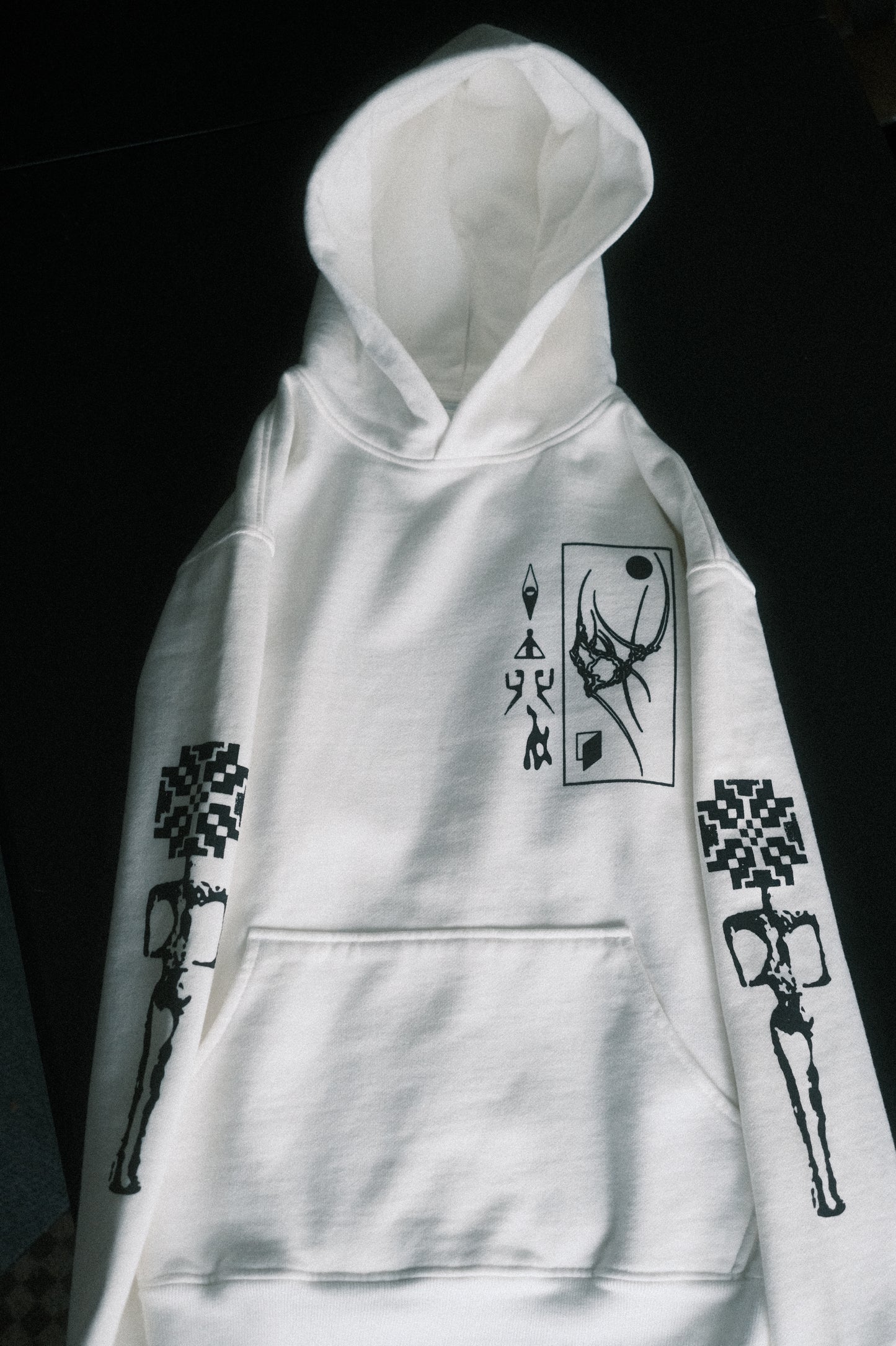 Prophecy on White Hoodie