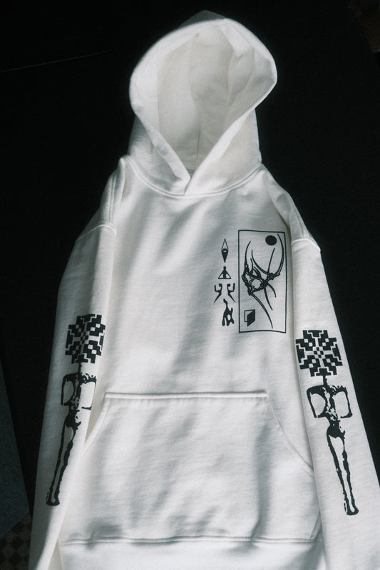 Prophecy on White Hoodie