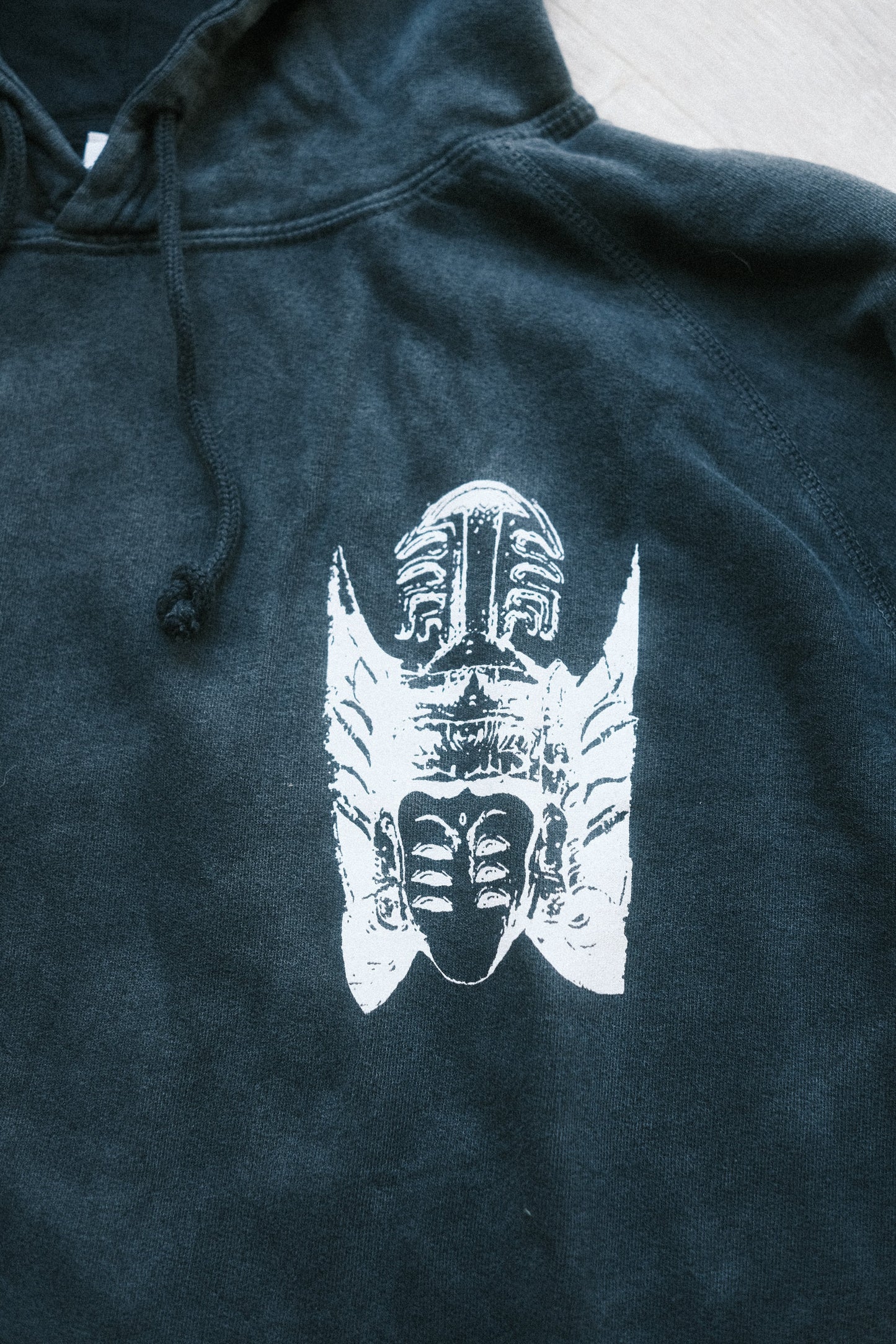 Centered on Vintage Black Hood