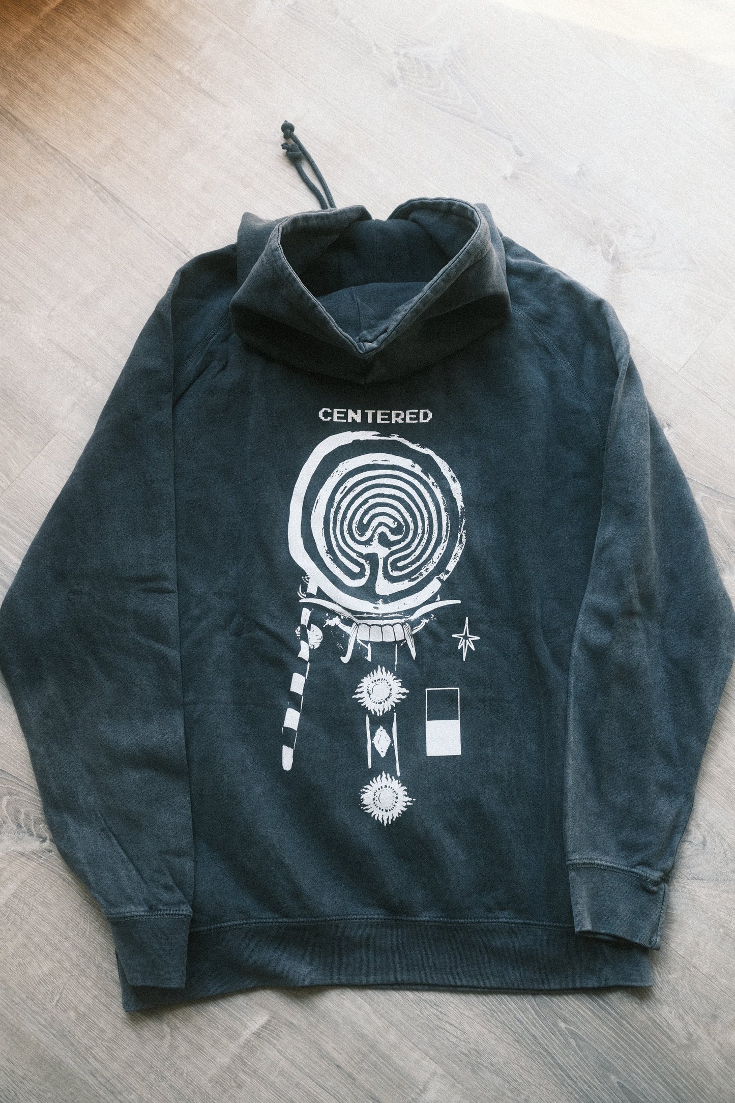 Centered on Vintage Black Hood