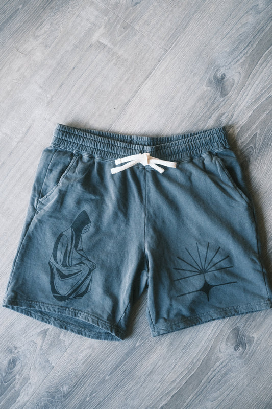 Light Seeker on Pepper Sweat Shorts