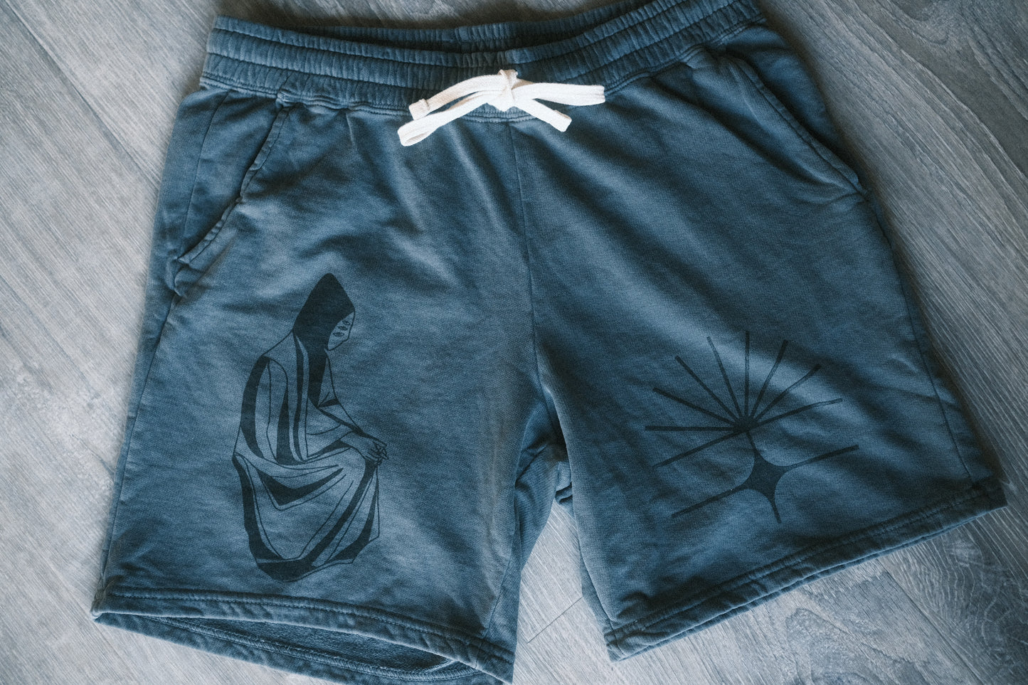 Light Seeker on Pepper Sweat Shorts