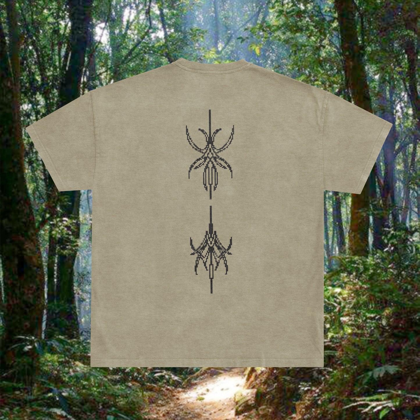 A Floating Leaf on Sandstone S/S