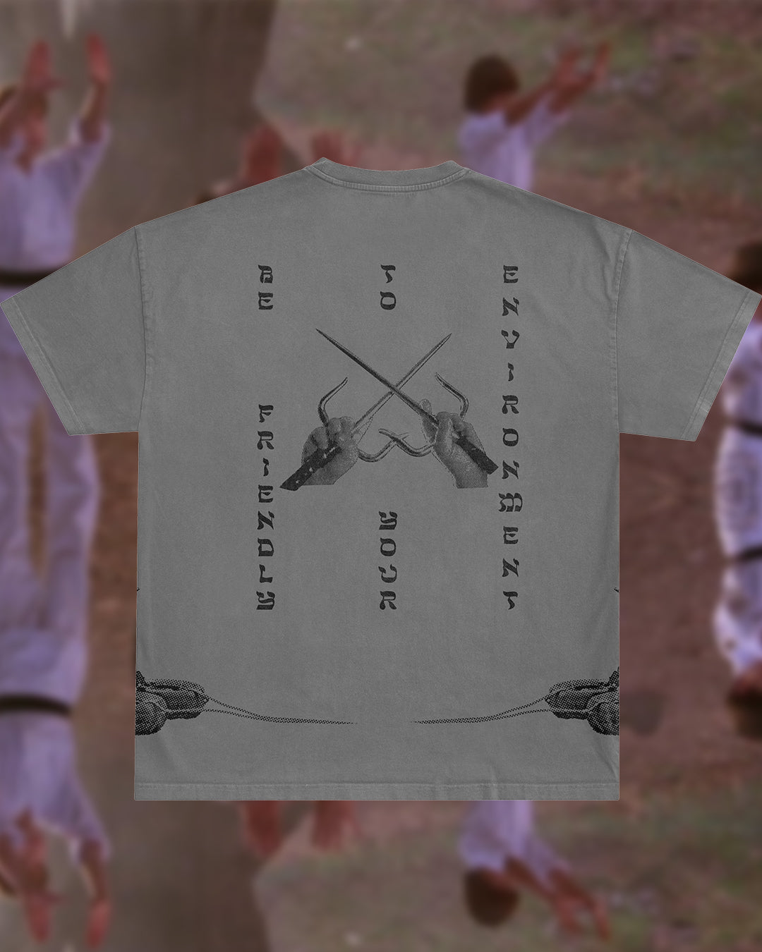 Mind Body Spirit on Gray