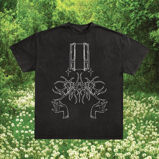 Pixel Plant Sigil on Black