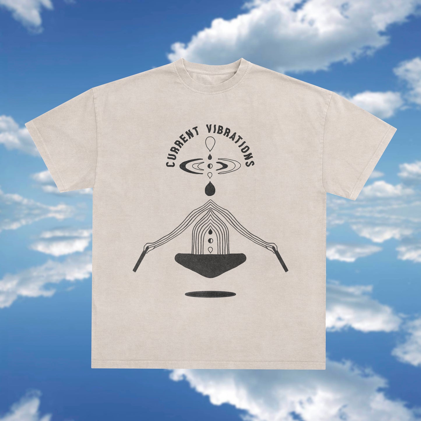 Current Vibrations Shirt on Ivory